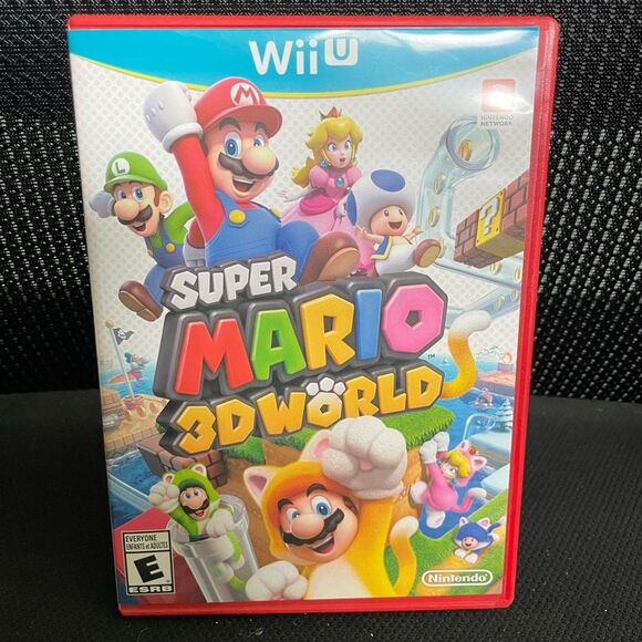 Nintendo Red Super Mario 3D World Video Game - Picture 1 of 4